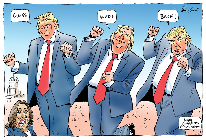 Trump is Back | International Political Cartoon