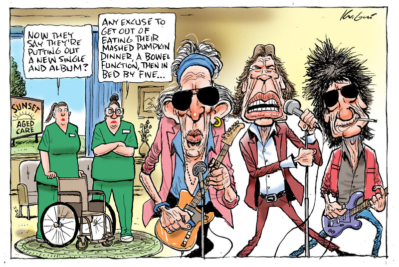 Rolling Stones revival | Celebrity Cartoon