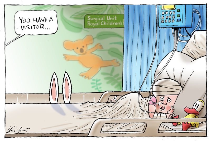 Easter at the Royal Children's Hospital | Major Event Cartoon