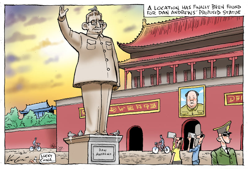 A location for Dan | Australian Political Cartoon