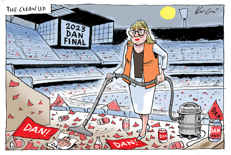 After the Dan final | Australian Political Cartoon