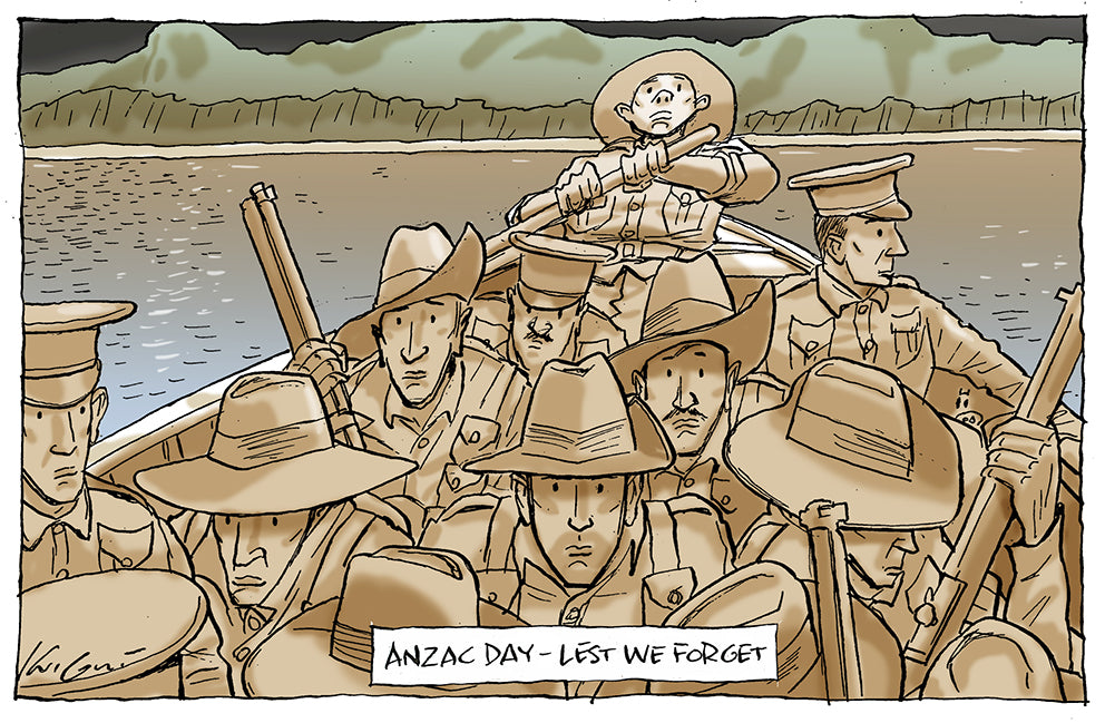 ANZAC Day Remembered | Fan Favourite Cartoon – Knight Cartoons