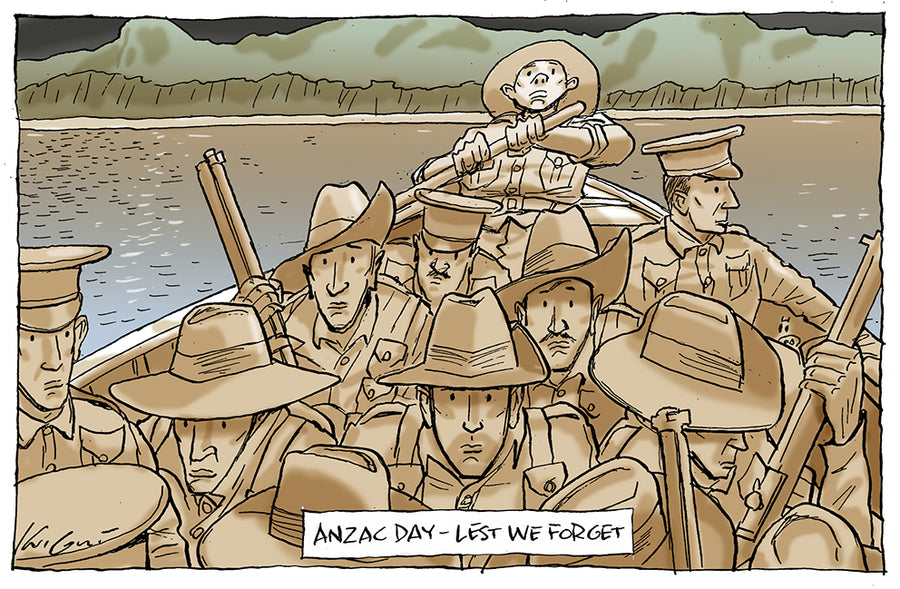 ANZAC Day Remembered | Fan Favourite Cartoon – Knight Cartoons