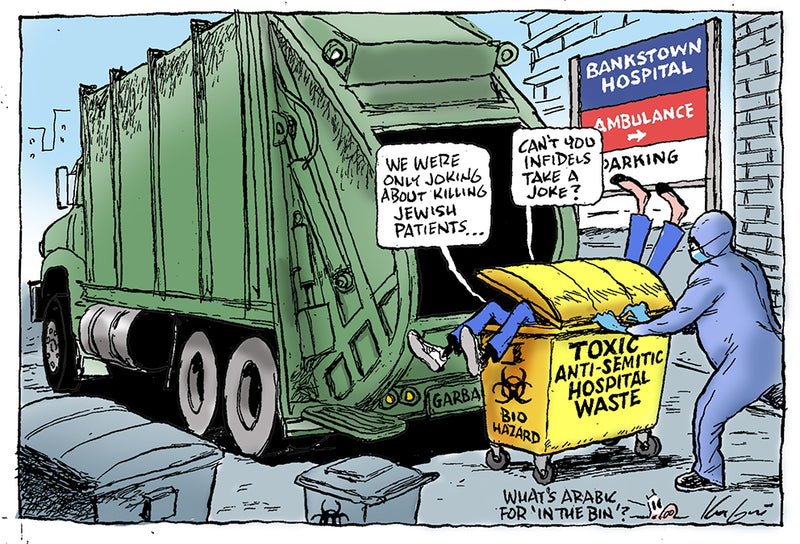 Bankstown Hospital waste | Australian Political Cartoon