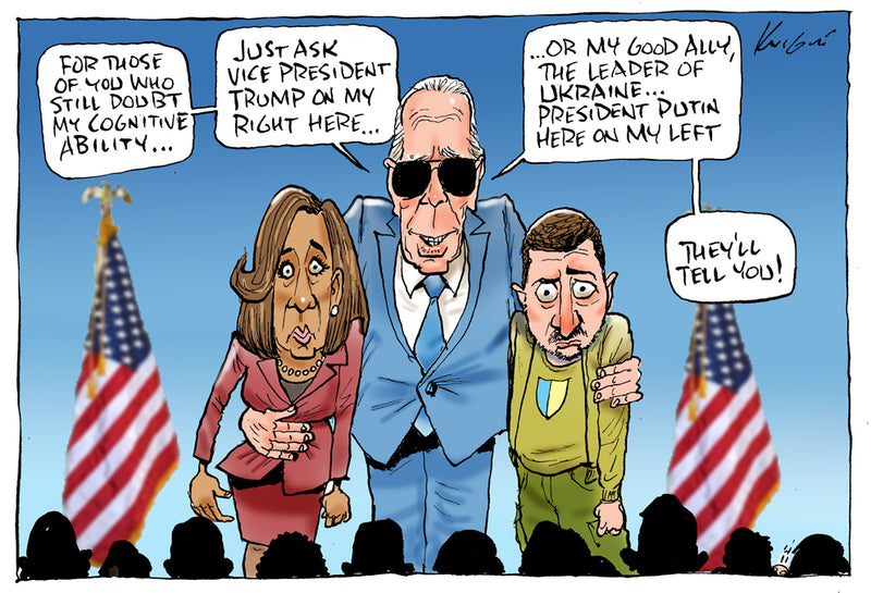 Biden's cognitive ability | International Political Cartoon