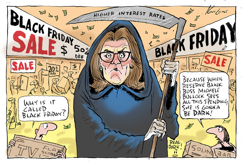 Black Friday Sales | Australian Political Cartoon