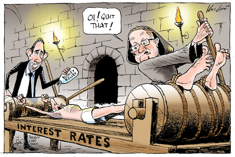 Budget relief | Australian Political Cartoon