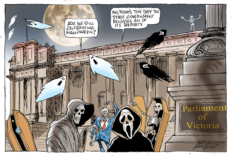 Celebrating Halloween | Australian Political Cartoon