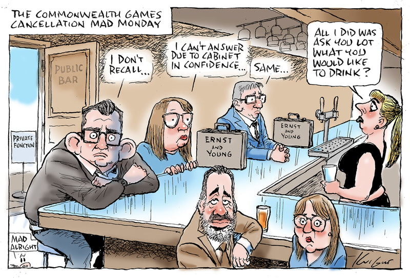 The Commonwealth Games cancellation mad Monday | Australian Political Cartoon
