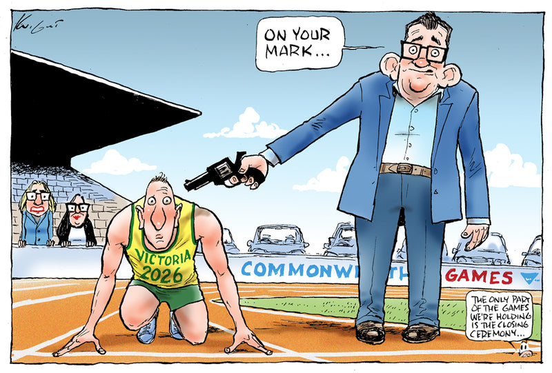 Commonwealth Games Cancelled | Australian Political Cartoon