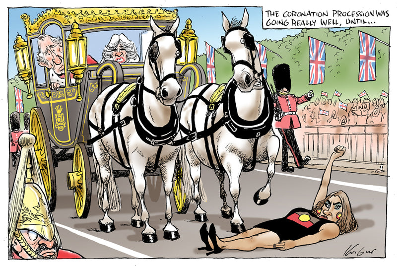Coronation Procession | Major Event Cartoon