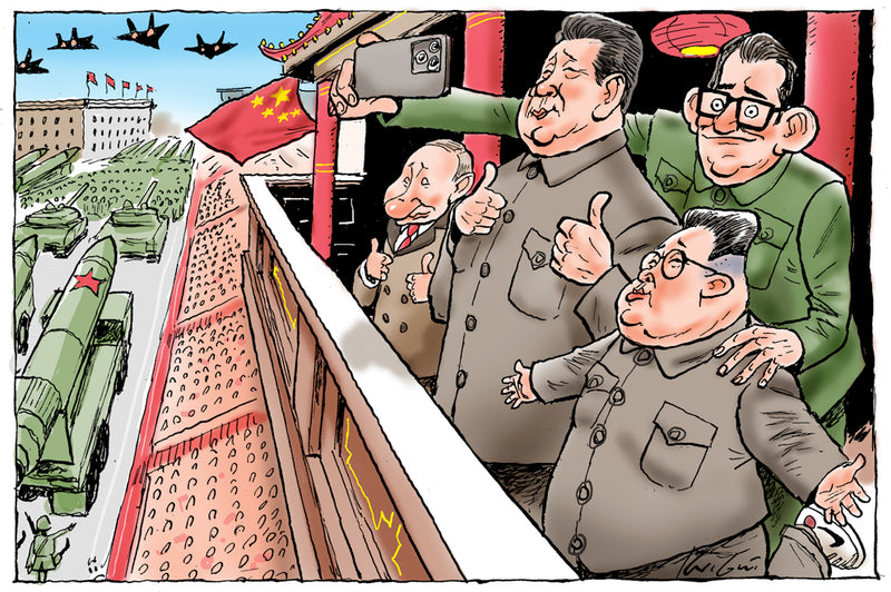 Dictators and Dan | Australian Political Cartoon