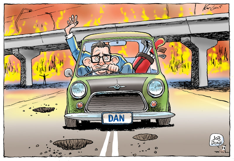 Farewell Dan, job done | Australian Political Cartoon