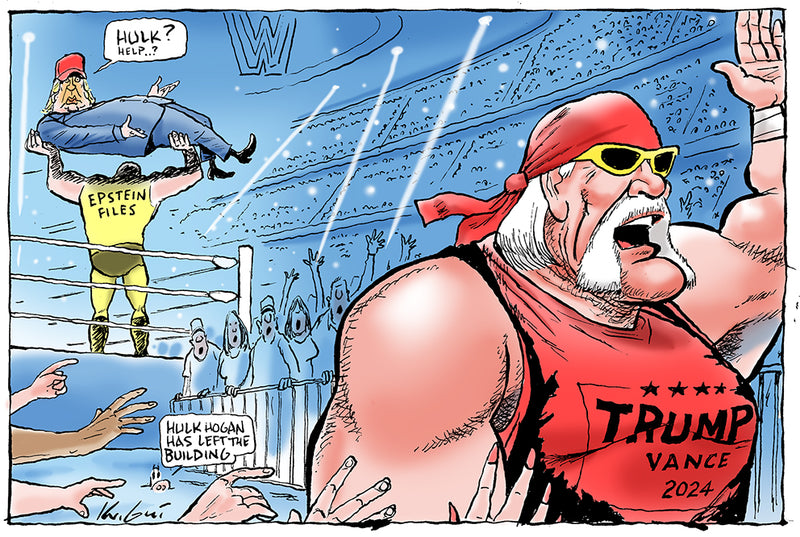 Farewell Hulk Hogan | International Political Cartoon