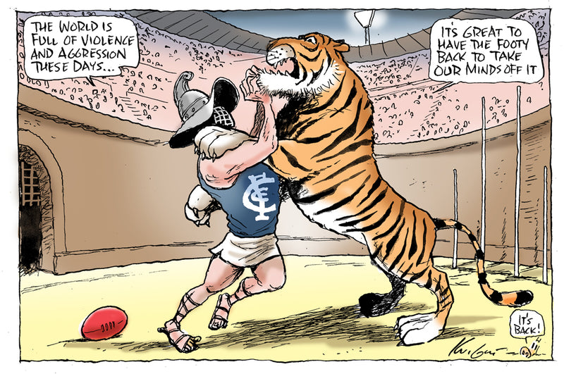 Footy's back for 2024 | Sports Cartoon