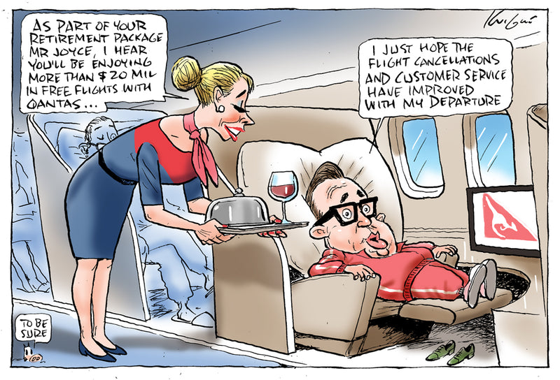 Free Flights | Australian Political Cartoon