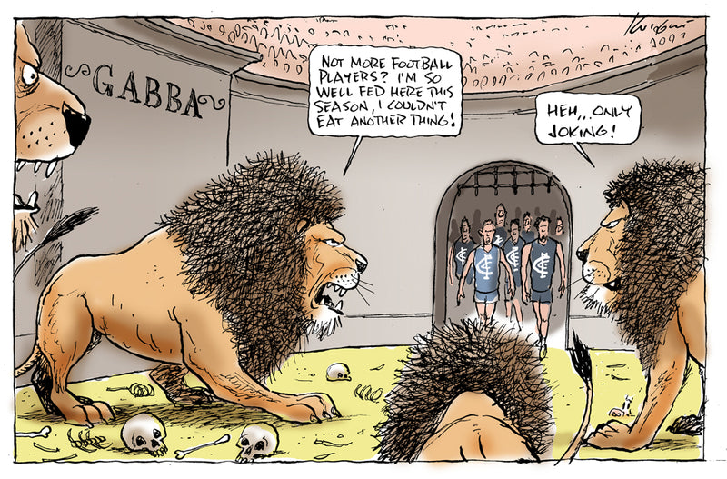 Gabba the Lion's Den | Sports Cartoon