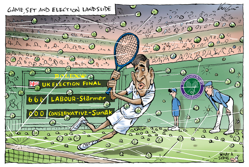 Game Set UK Election | International Political Cartoon