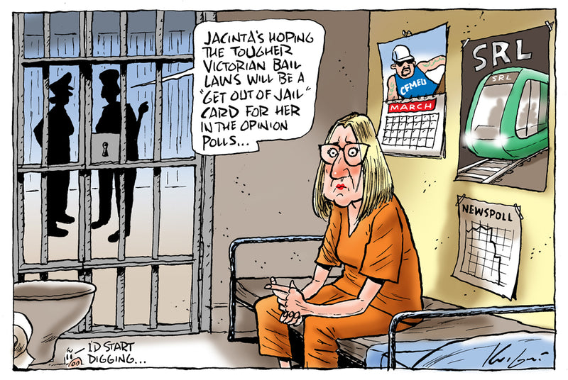 Get out of jail | Australian Political Cartoon