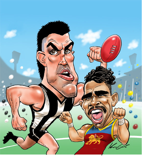 Final Catoon AFL Grand Final 2023 | Sports Cartoon – Knight Cartoons