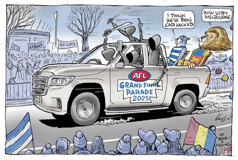 Grand Final Parade 2025 | Sports Cartoon