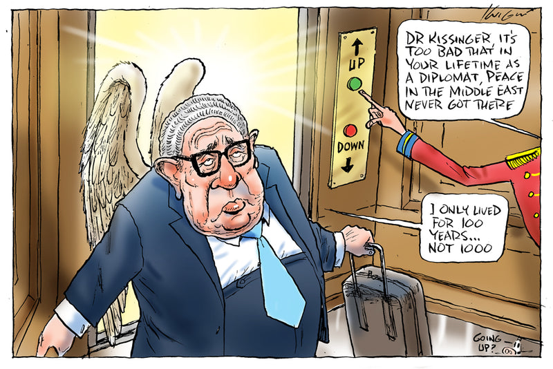 Henry Kissinger dead at 100 | International Political Cartoon