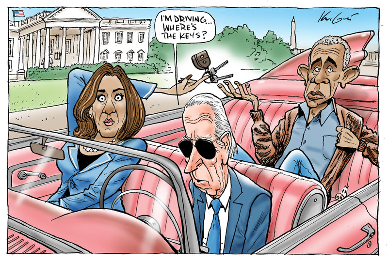 I'm driving | International Political Cartoon