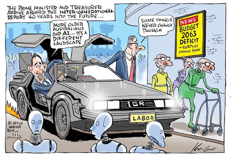 Intergenerational Report | Australian Political Cartoon