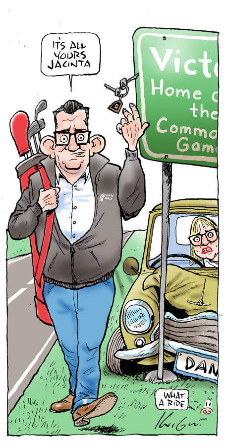 It's all yours Jacinta | Australian Political Cartoon