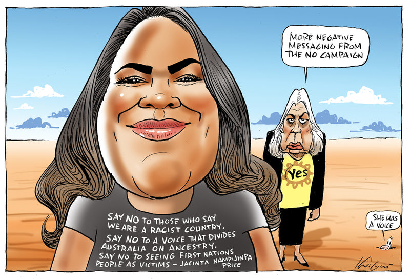 Jacinta says No | Australian Political Cartoon