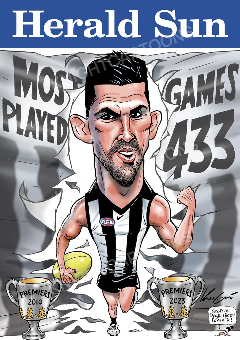 AFL Posters – Knight Cartoons