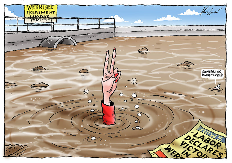 Labor victory in Werribee | Australian Political Cartoon