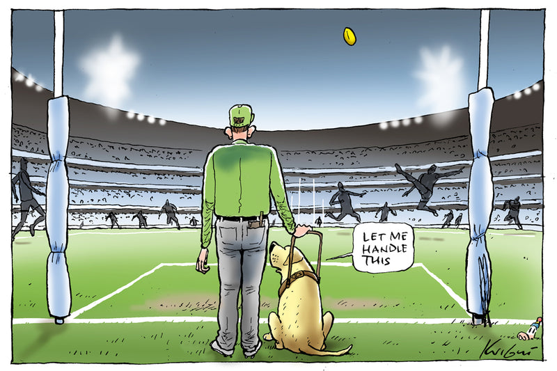 Let me handle this | Sports Cartoon