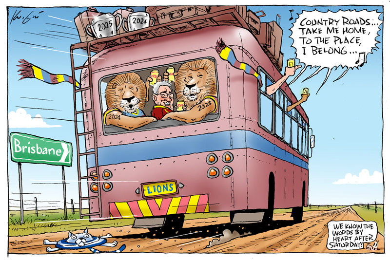 Lions bring the Cup home in 2025 | Sports Cartoon
