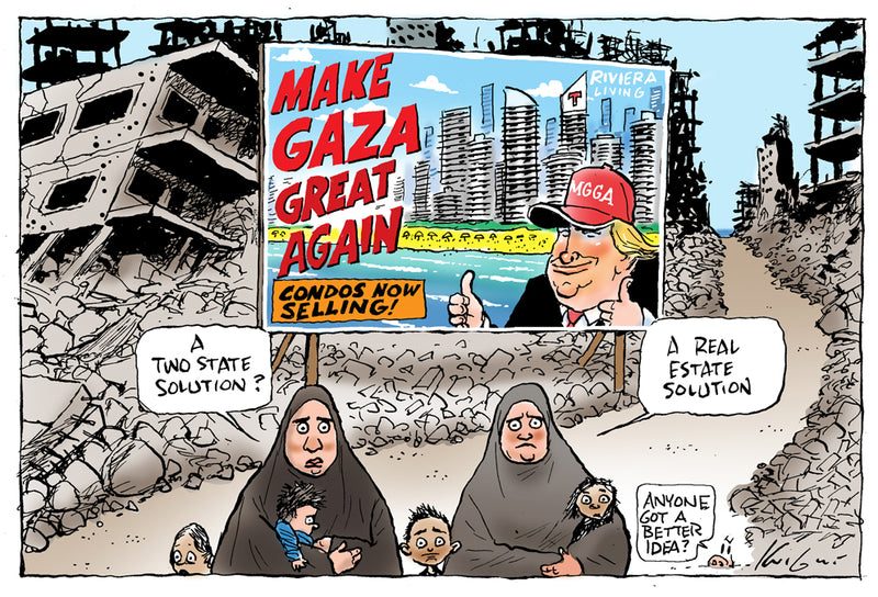 Make Gaza great again | International Political Cartoon