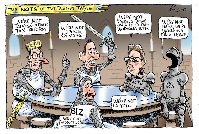 Nots of the round table | Australian Political Cartoon