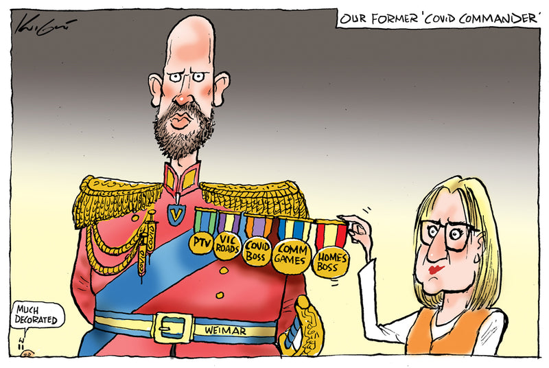 Our Covid Commander | Australian Political Cartoon
