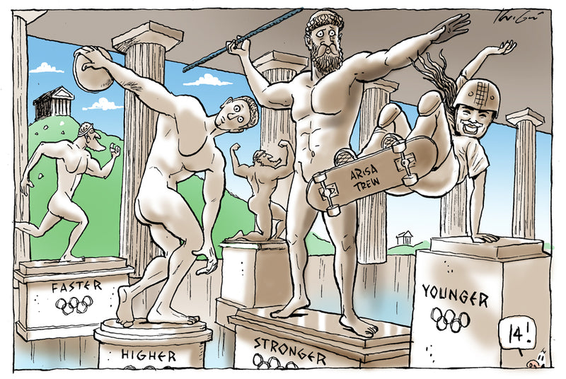 Our youngest medallist | Sports Cartoon