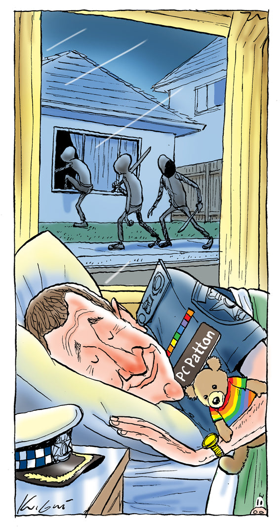 PC Patton | Australian Political Cartoon