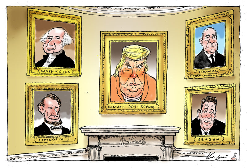 Presidential portraits | International Political Cartoon