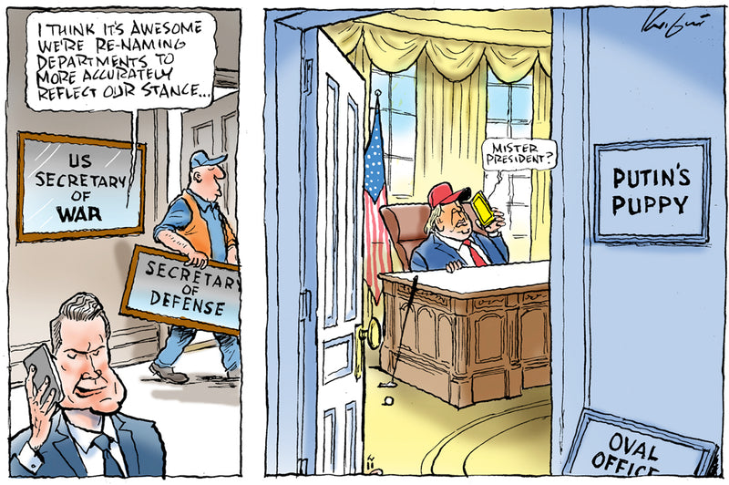 Re-naming departments | International Political Cartoon