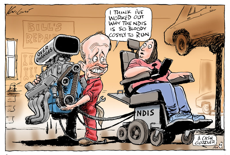 Repairing the NDIS | Australian Political Cartoon