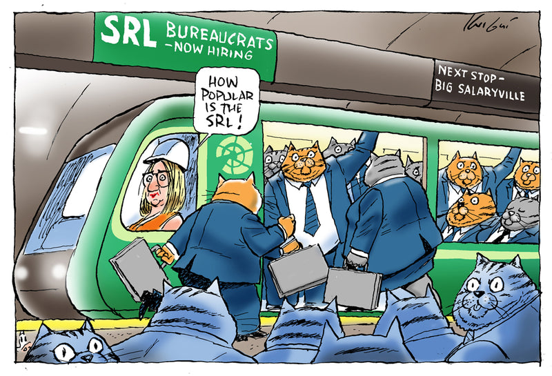 SRL hiring bureaucrats | Australian Political Cartoon