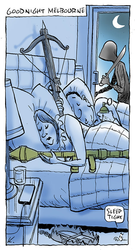 Sleep tight | Australian Political Cartoon