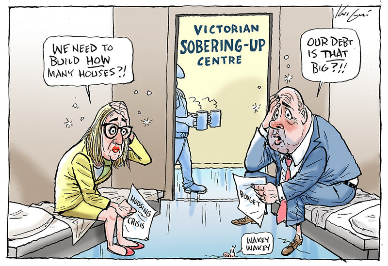 Sobering-Up centre | Australian Political Cartoon