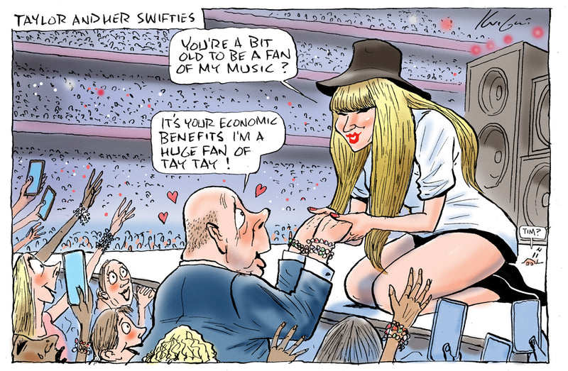 Tay Tay boost to Victoria's economy | Major Event Cartoon