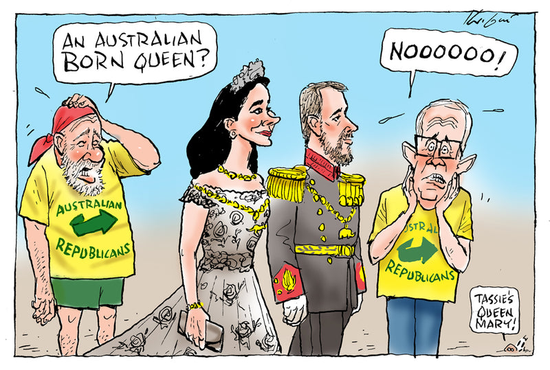 The Australian Born Queen | Australian Political Cartoon