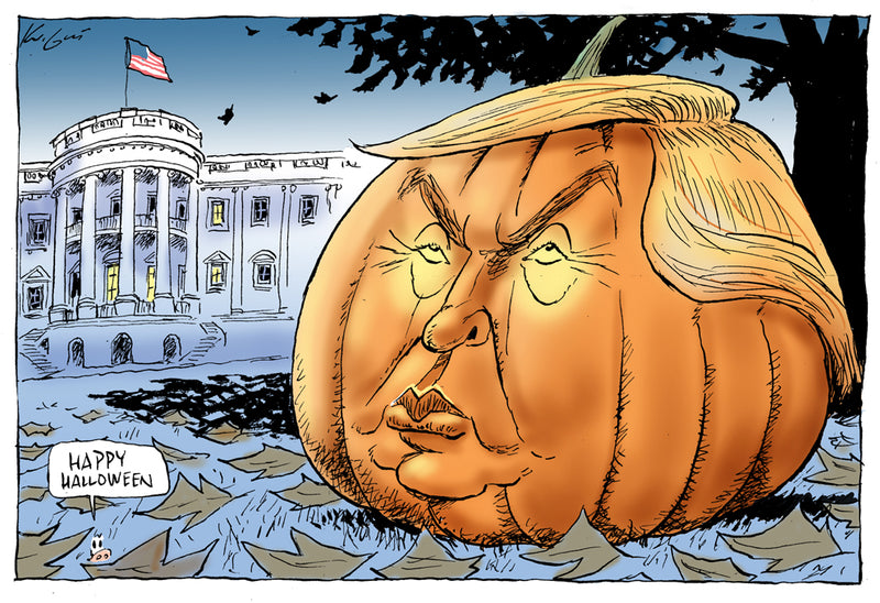 The Halloween Trumpkin | International Political Cartoon