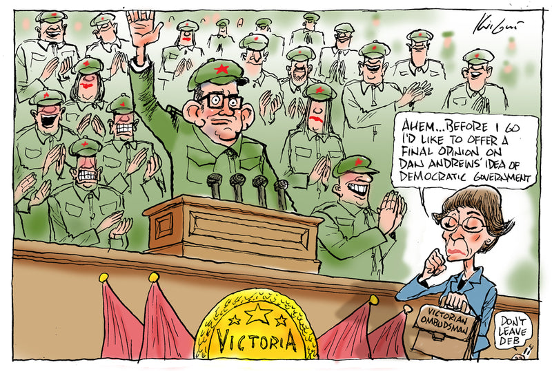 The Ombudsman's final report | Australian Political Cartoon