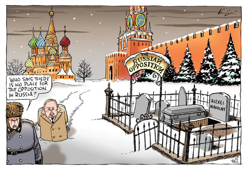 The Russian Opposition | International Political Cartoon